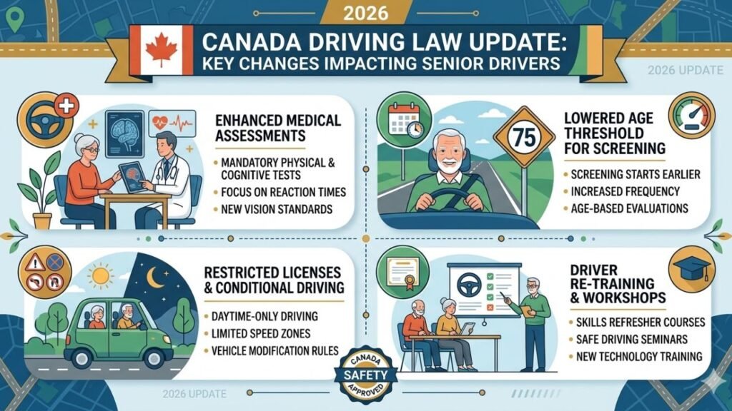 2026 Canada Driving Law Update: Key Changes Impacting Senior Drivers