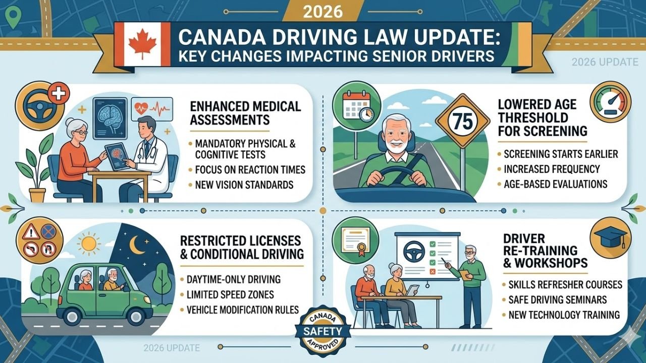 2026 Canada Driving Law Update: Key Changes Impacting Senior Drivers