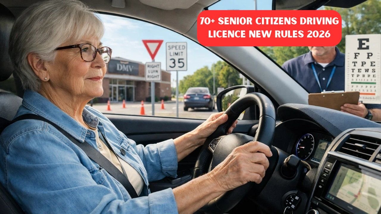 70+ Senior Citizens Driving Licence New Rules 2026: Key Changes Explained