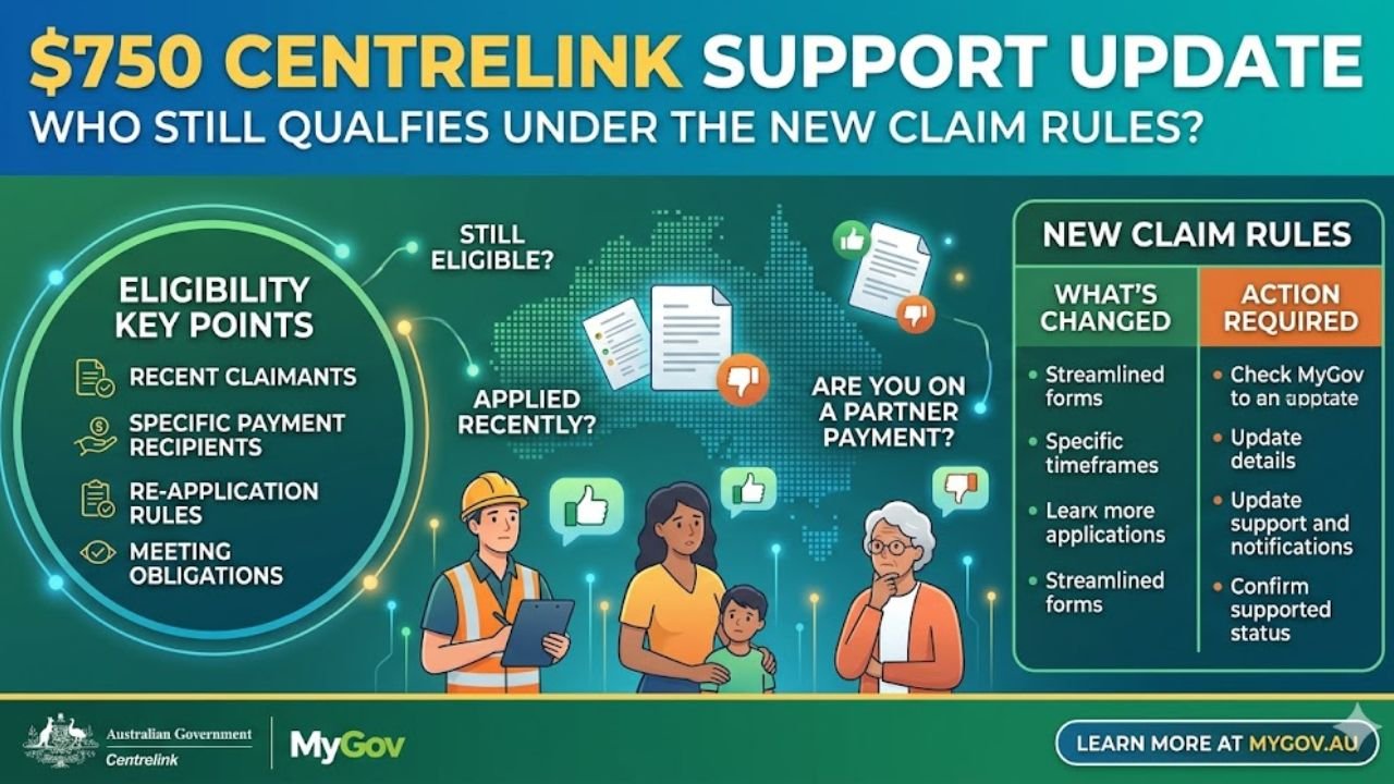 $750 Centrelink Support Update: Who Still Qualifies Under the New Claim Rules?