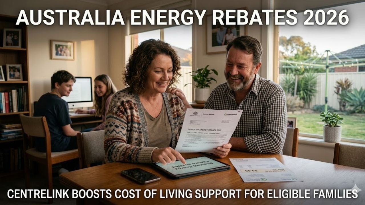 Australia Energy Rebates 2026: Centrelink Boosts Cost of Living Support for Eligible Families