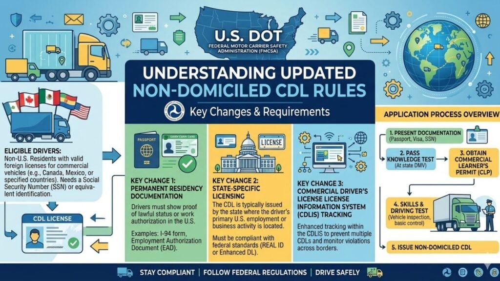 Non-Domiciled CDL Rules Updated: Key Changes by the U.S. DOT Explained
