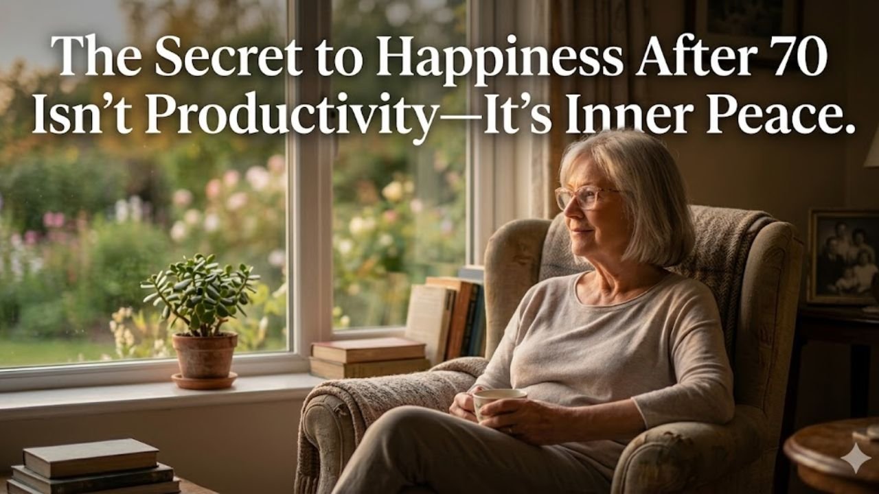 “The Secret to Happiness After 70 Isn’t Productivity—It’s Inner Peace”