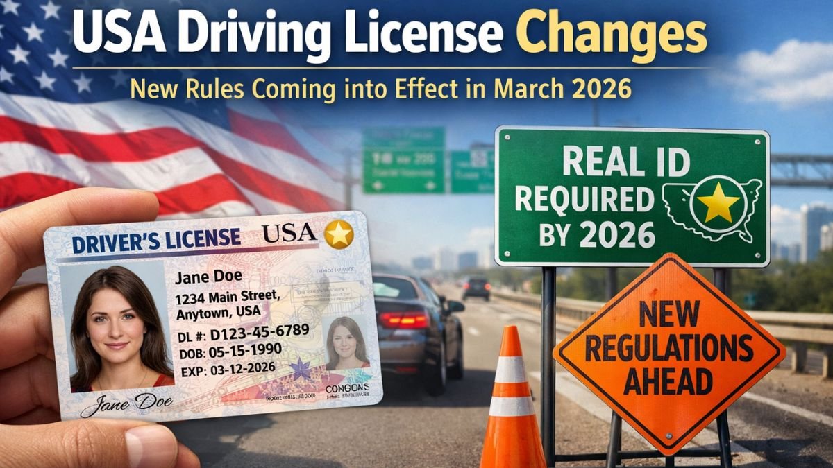 USA Driving License Changes 2026: New Rules Taking Effect in March
